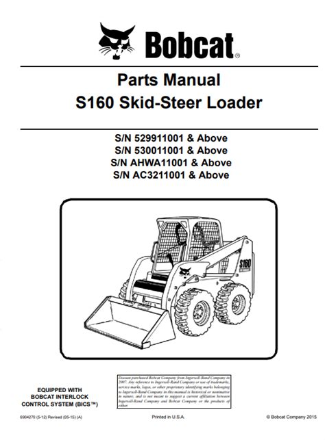 2012 bobcat s160 skid steer|bobcat s160 manual.